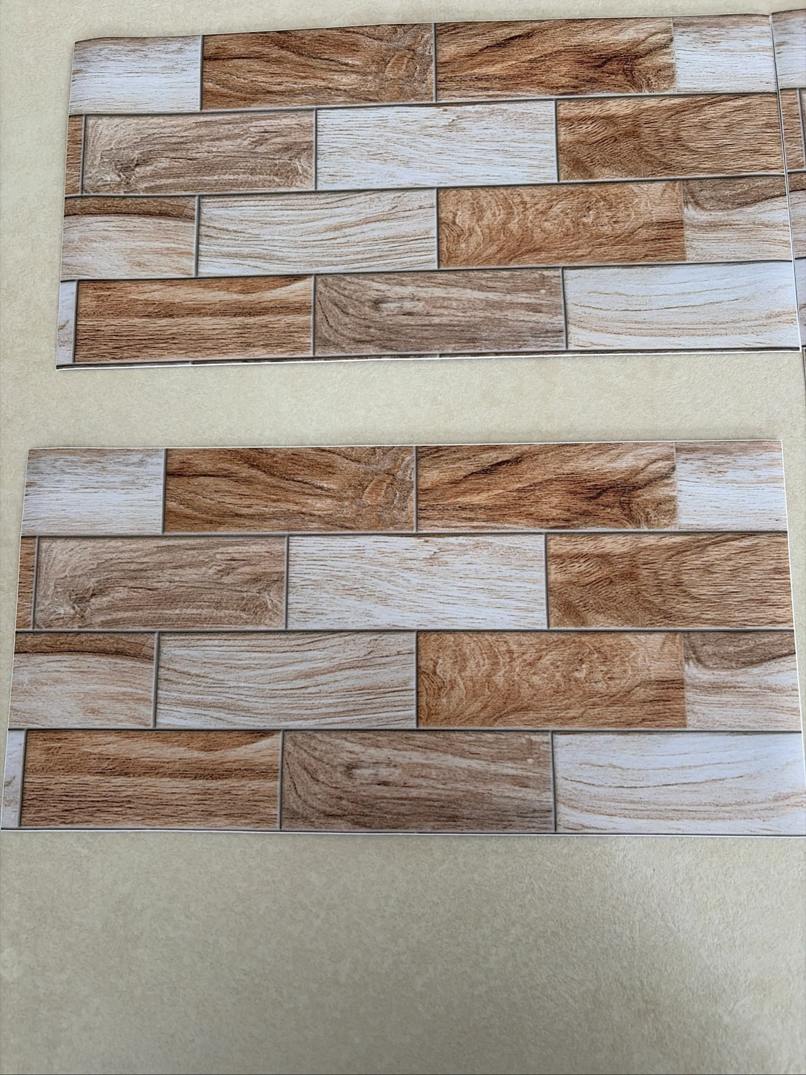 Wooden imitation stickers – photo 2